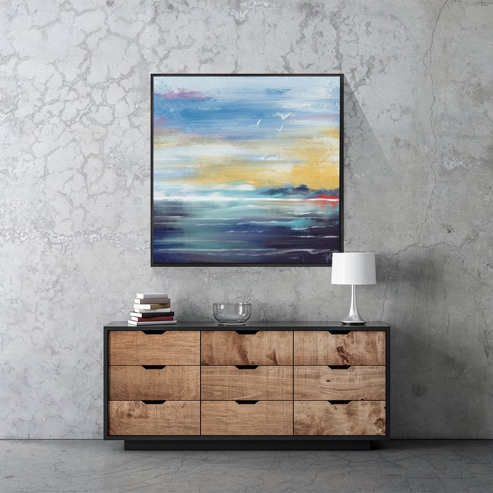 Ice Water painting in a family room