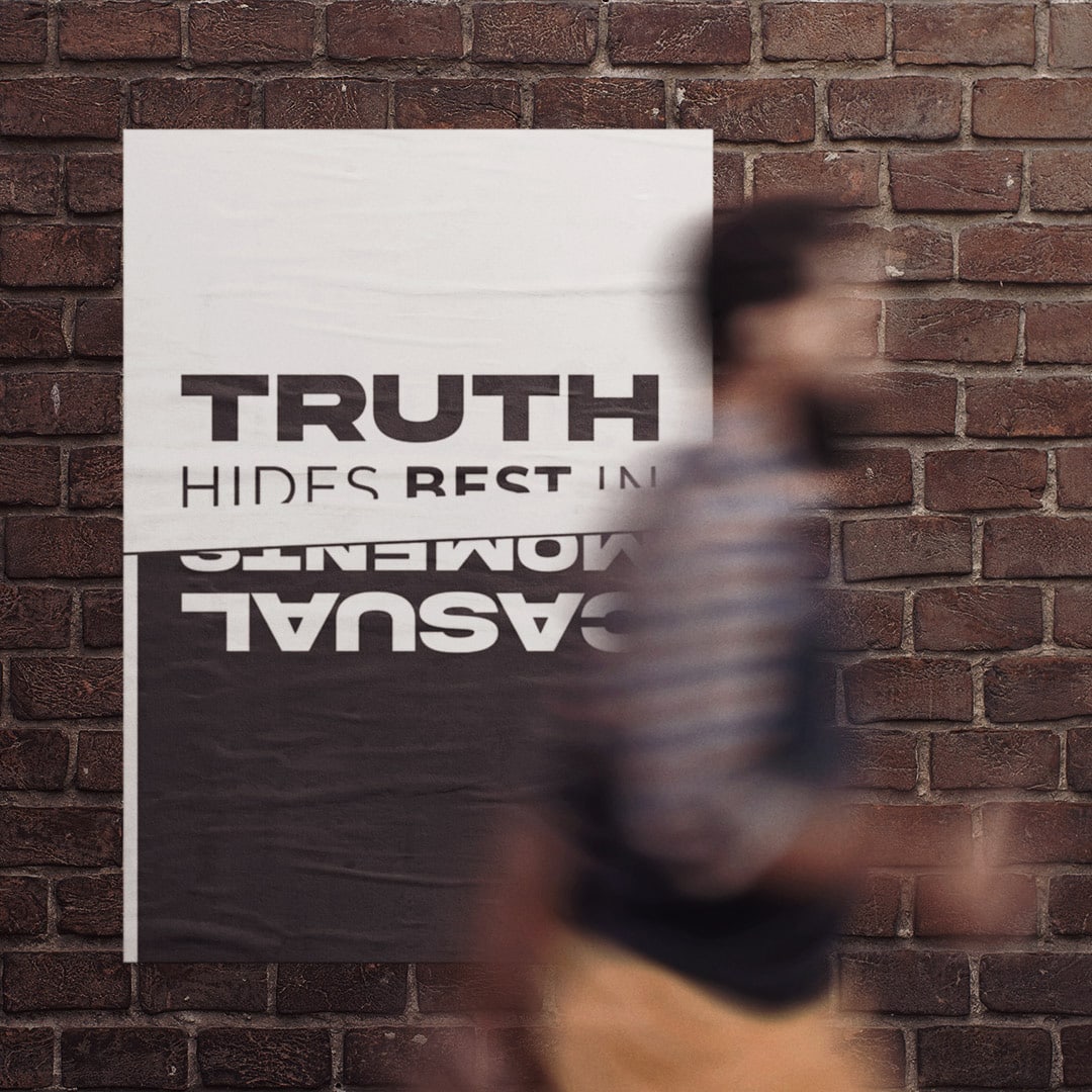 Truth hides best poster
