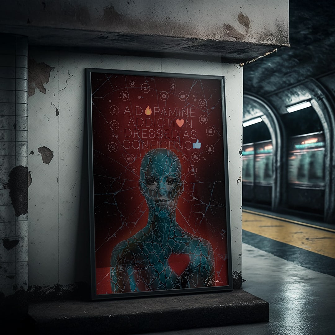 Validation poster in the subway